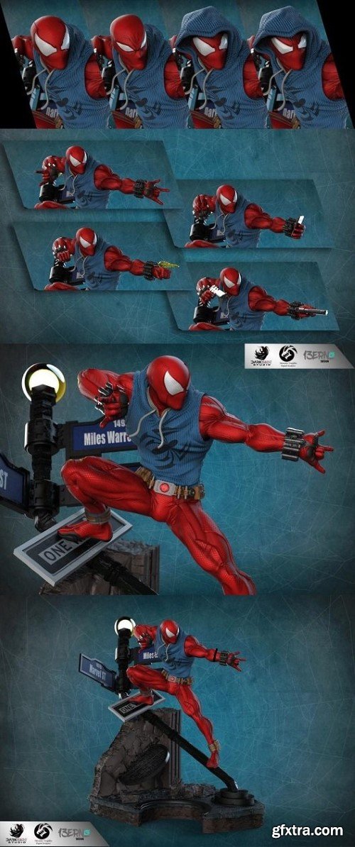 Spiderman – Diorama – 3D Print Model