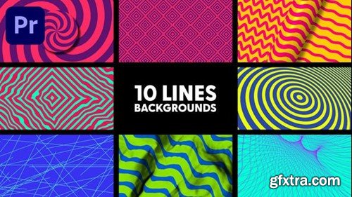 Videohive Lines Backgrounds 42882875