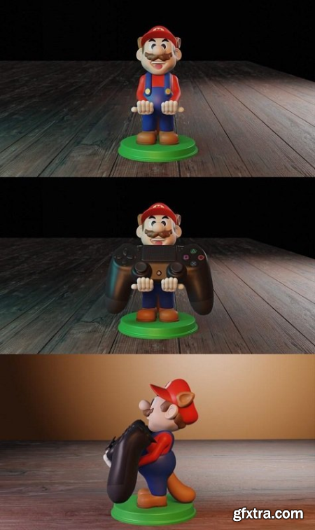 Mario Raccoon Joystick – 3D Print Model