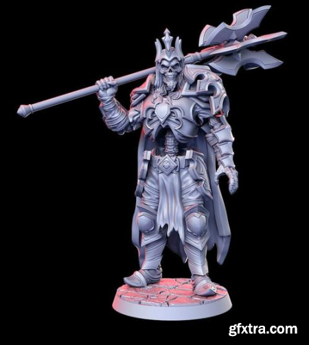 Okharon (undead warrior king) – 3D Print