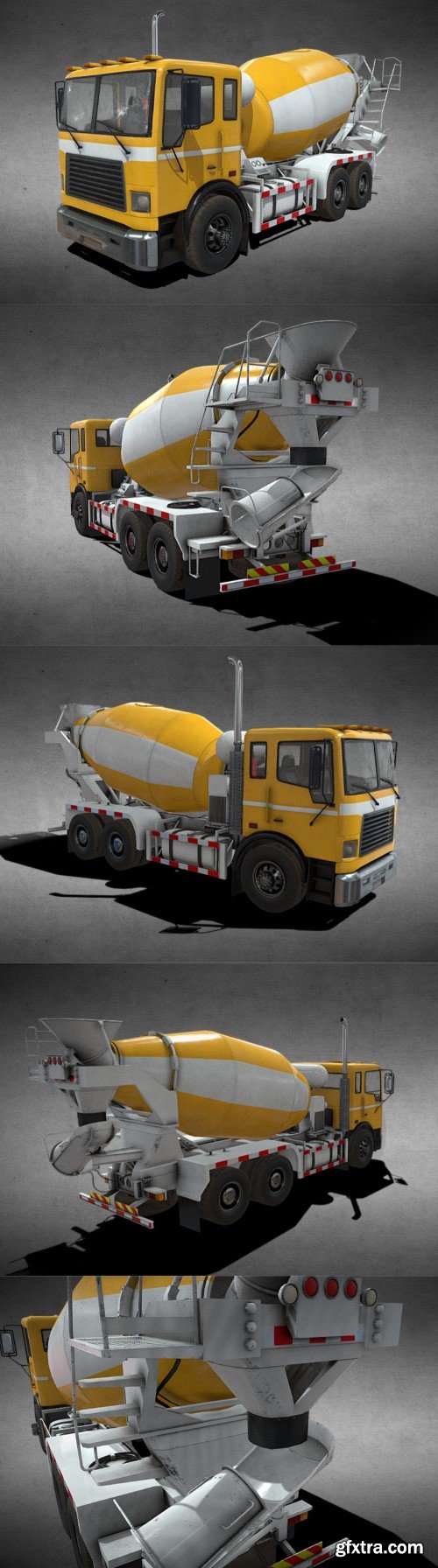Cement Truck 3d model