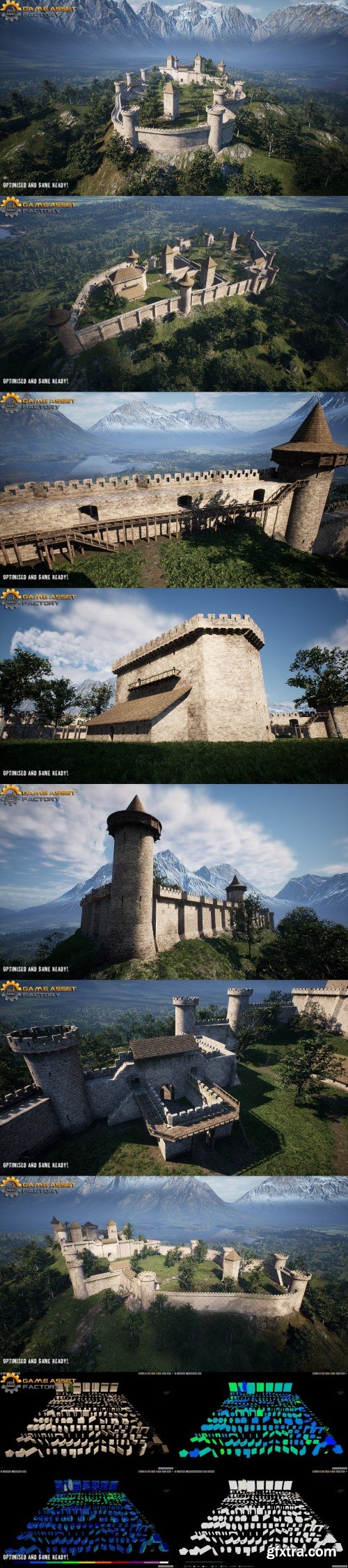 [UE5] Medieval Castle Modular Vol 1