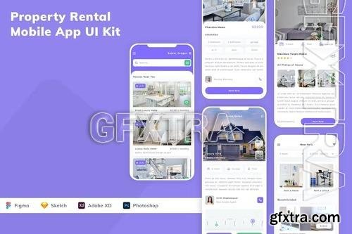 Property Rental Mobile App UI Kit 3KW8T23