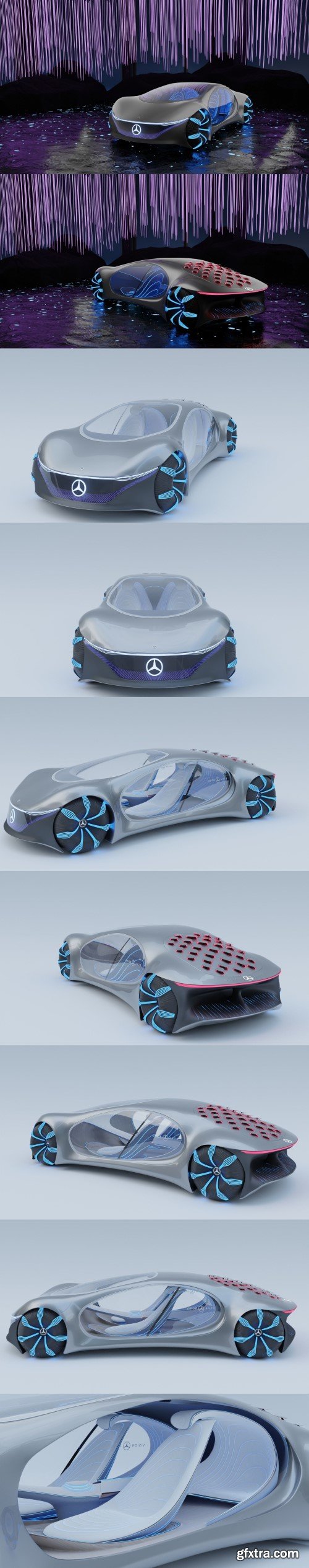 Mercedes-Benz Vision AVTR 2020 3d model