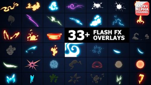 Videohive - Flash FX Overlay Pack | Motion Graphics - 42882384
