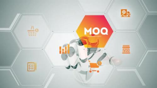 Videohive - MOQ Minimum Order Quantity touchscreen animation - 42901078