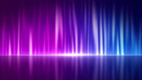 Videohive - 3d curtain gradient background moving light - 42901351