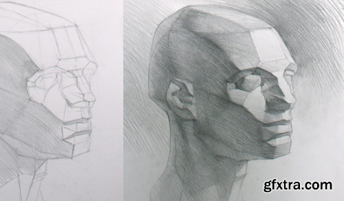 New Masters Academy - How to Draw the Asaro Planes of the Head with Iliya Mirochnik
