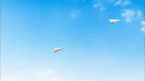 Videohive - Paper Airplane Fly v3 - 42923144