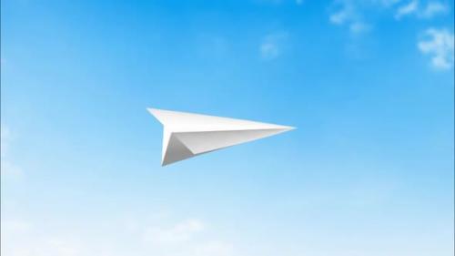 Videohive - Paper Airplane Fly v2 - 42923146