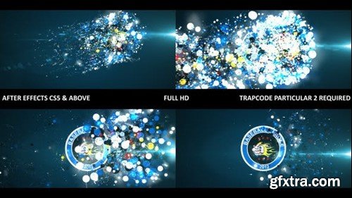 Videohive Glowing Particle Logo Reveal 9 12725483