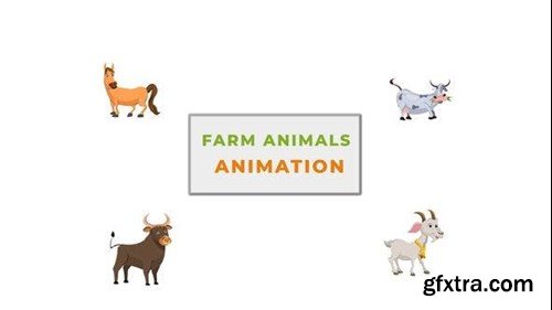 Videohive Farm Animal Animation Scene 42925218