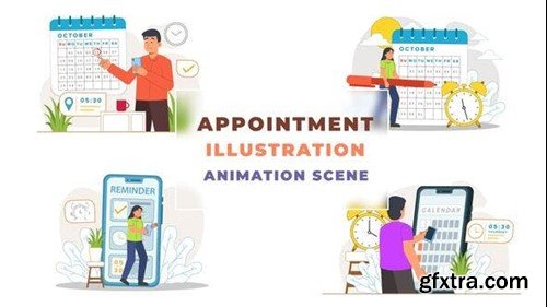 Videohive Appointment Illustration Animation Scene 42924973