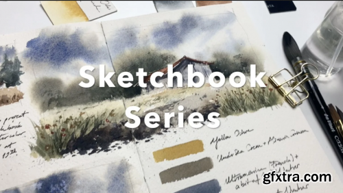  Sketchbook Series - Painting watercolor landscape studies in your watercolor journal