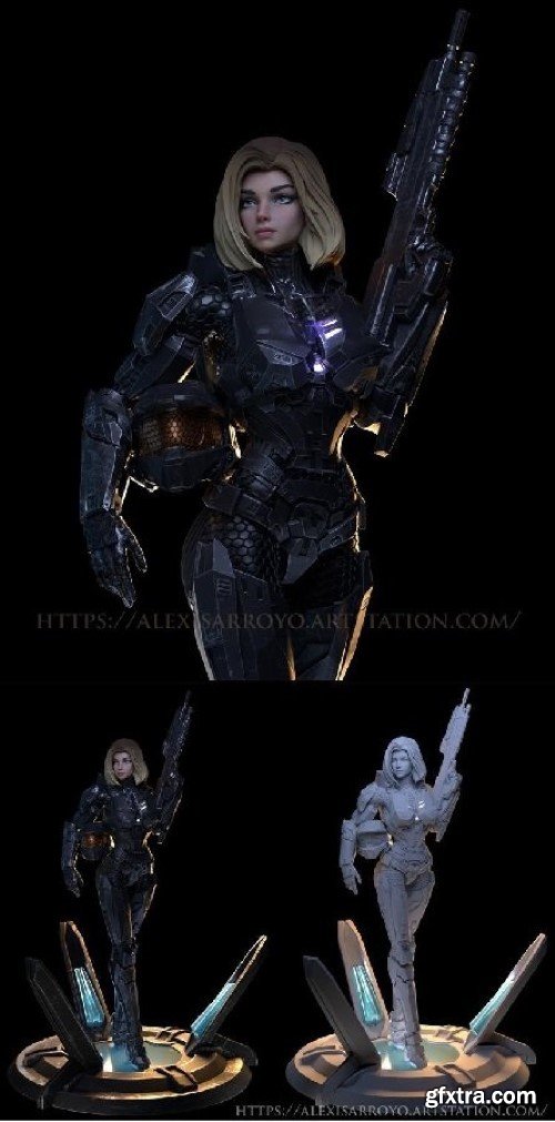 Master Chief Armored – 3D Print Model