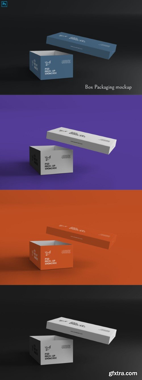 Box Packaging mockup YCVZJH5