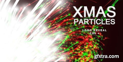 Videohive Christmas Particles - Holiday Glitch Reveal 9689022