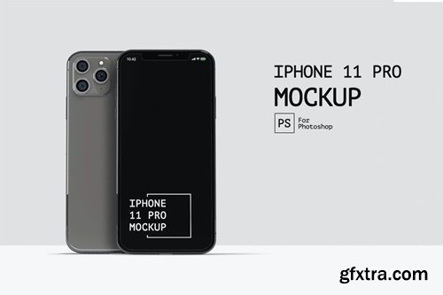 IPhone 11 Pro Front View Mockup RZ WZ742G4