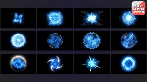Videohive - Energy Shockwave Explosions | Motion Graphics Pack - 42951093
