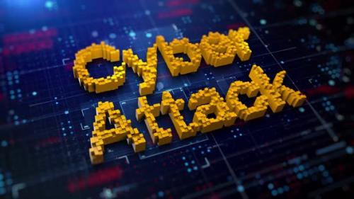 Videohive - Pixelated Word Cyber Attack - 42970744