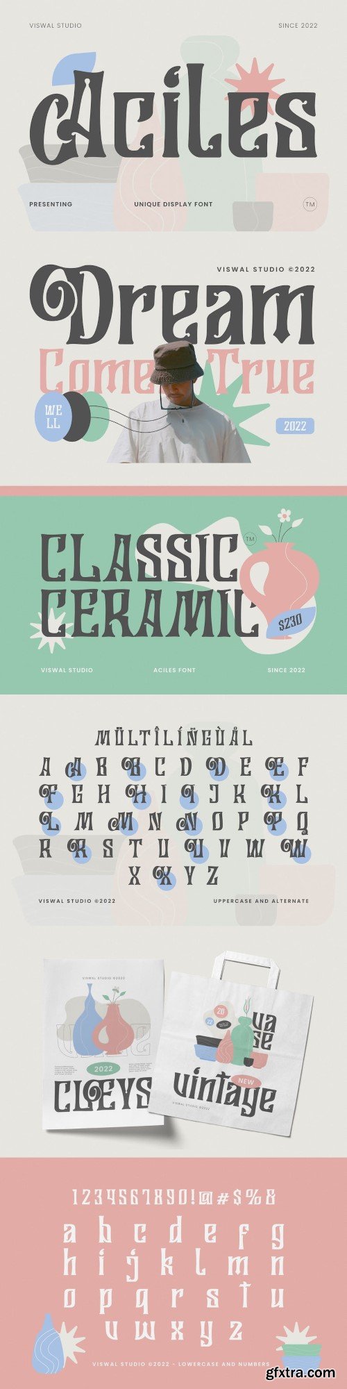 Aciles - Vintage Font