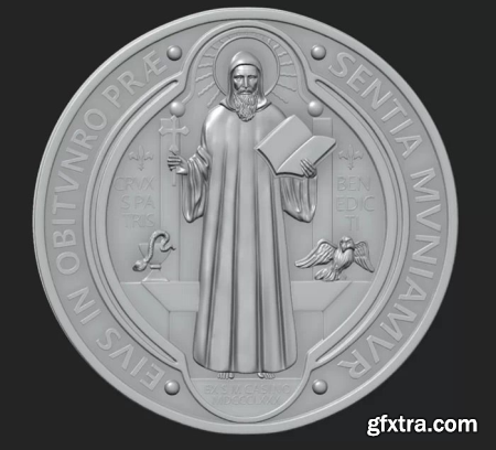 Saint Benedict Medal – 3D Print Model