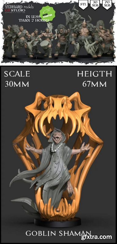 Savage Orcs Packs – 3D Print Model