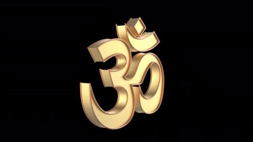Videohive - Hinduism Religious Symbol - 4K - 42943688