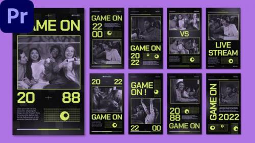 Videohive - Instagram - Game and Cybersport Stream Promo MOGRT - 42931266