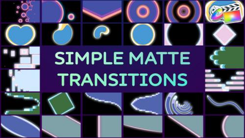 Videohive - Simple Matte Transitions | FCPX - 42945334