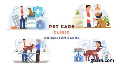 Videohive Pet Care Clinic Animation Scene 43043976
