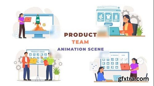 Videohive Product Team Animation Scene 43044113