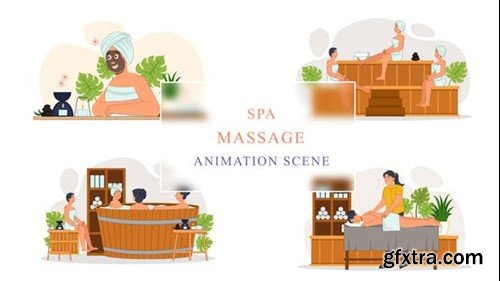 Videohive Spa And Massage Service Animation Scene 43066731
