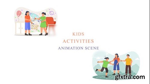 Videohive Kids Activity Animation Scene 43066488