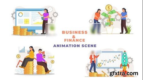 Videohive Business And Finance Animation Scene 43042665