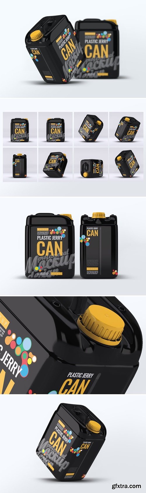 Plastic Jerry Can Mock-Up FB67A4Y