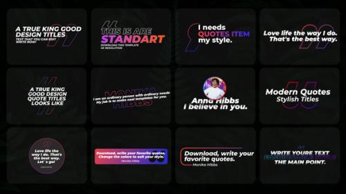 Videohive - Modern Quotes Titles | FCPX - 42947446