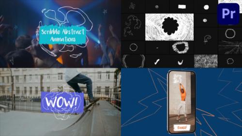 Videohive - Scribble Abstract Animations for Premiere Pro - 42947997