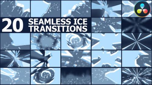 Videohive - Seamless Ice Transitions | DaVinci Resolve - 43014639