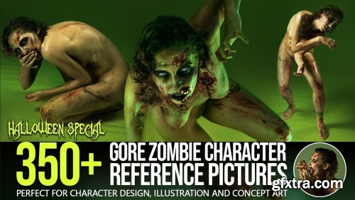 ArtStation - Grafit Studio - 350+ Gore Zombie Character Reference Pictures