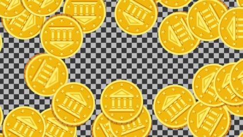 Videohive - Emojii Coin Transition | UHD | 60fps - 43119919