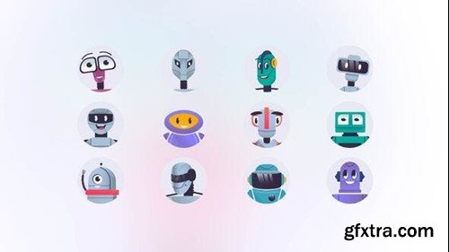 Videohive Robots - Mini Avatars Concept 43088614