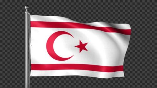 Videohive - Turkish Republic Of Northern Cyprus Flag - 42986368