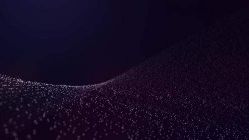 Videohive - abstract wave particles 4k wallpaper animation. Abstract digital particle wave and lights background - 43103871