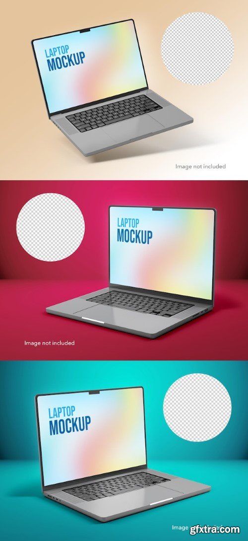 State of the art laptop mockup