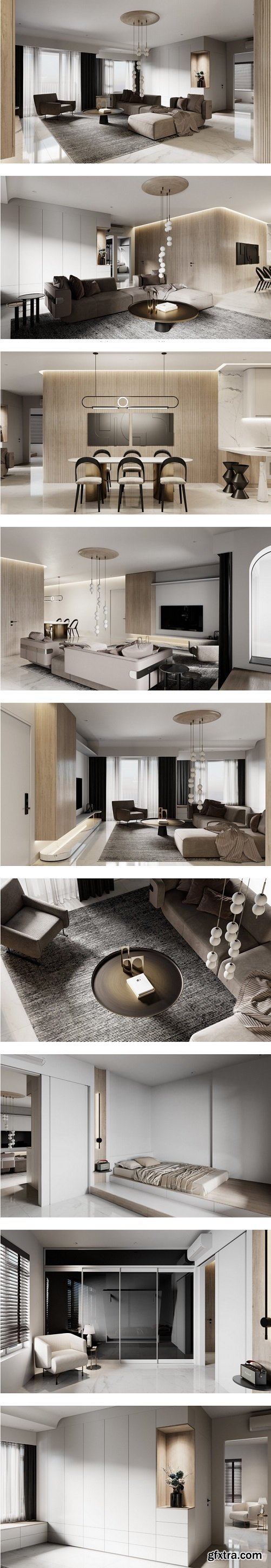 Apartment Interior by Trung Hau Tran