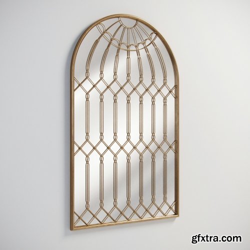 Gramercy Home - iron cage mirror 1-5302