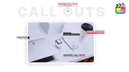 Videohive - Call Outs | Final Cut Pro X - 43160513