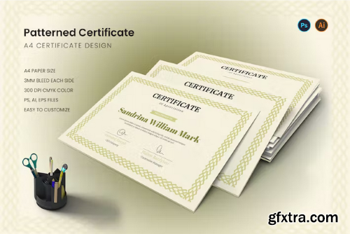 Patterned Certificate