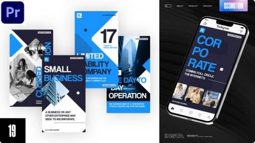 Videohive - Clean Corporate Instagram Stories For Premiere Pro - 43128532